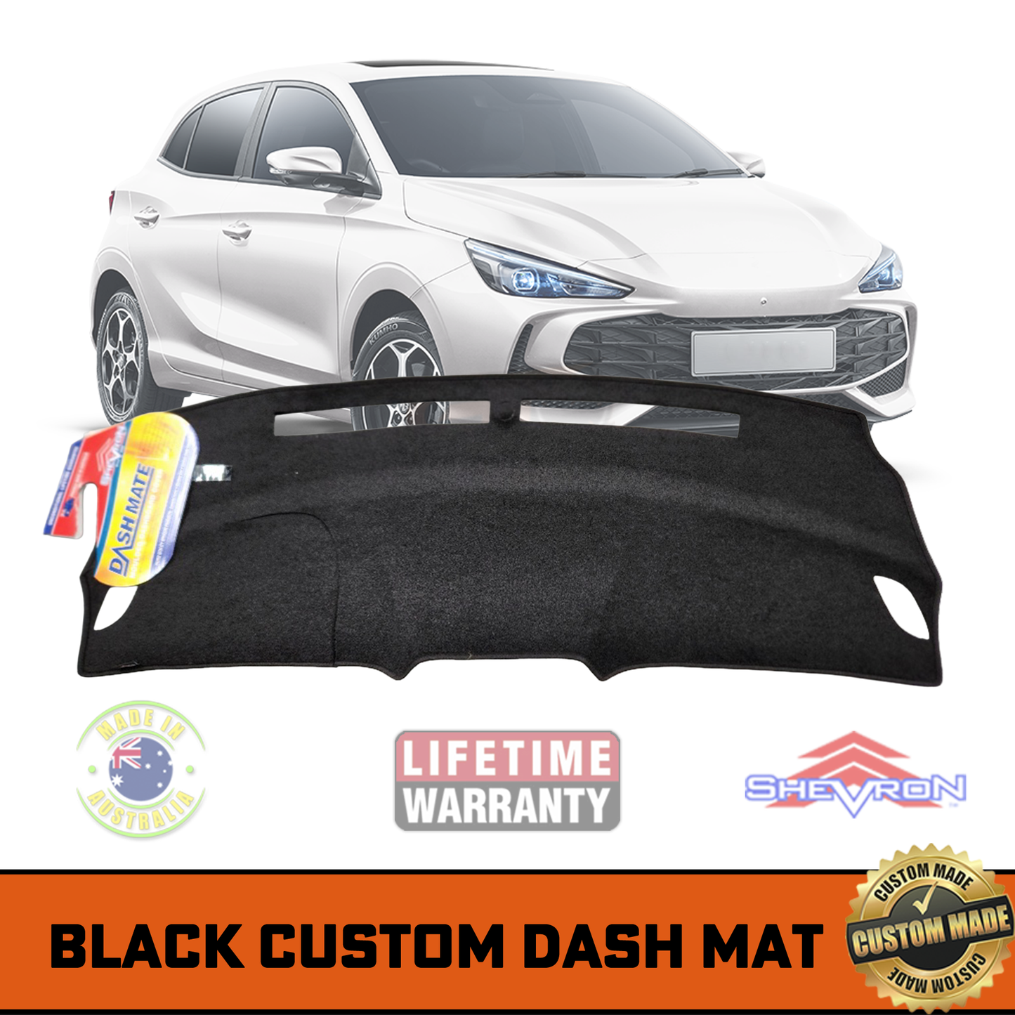 Dash Mat MG MG3 ESSENCE EXCITE CORE 4/2024-2025 Black DM1721