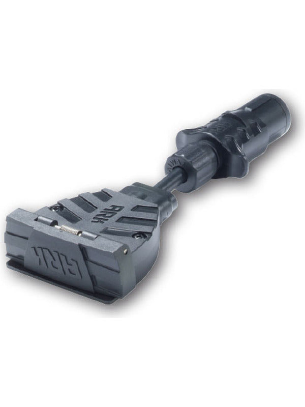 ARK Trailer Adaptor 7 Pin Small Round Socket - 7 Pin Flat Plug 7S2FP