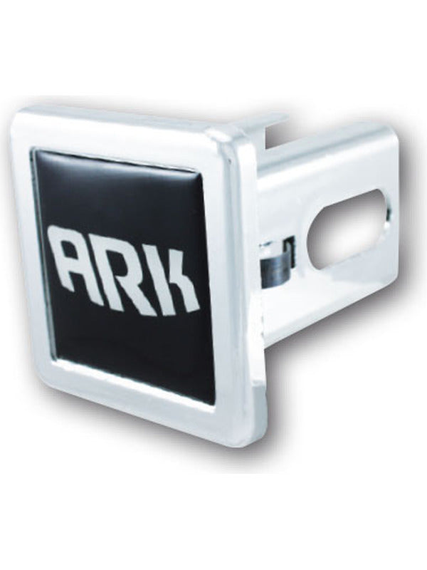 ARK Hitch Receiver Cover Black Ark Logo - Spring Clip Secures Cover HC50B