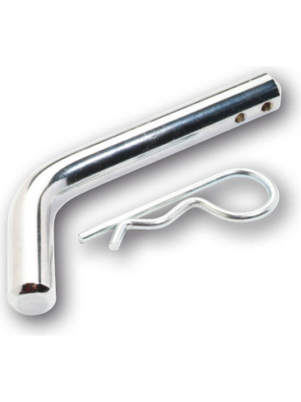 ARK Hitch Pin Lock Chrome with R Clip T/S Hitches 65mm To 80mm Blister Pack HP80B