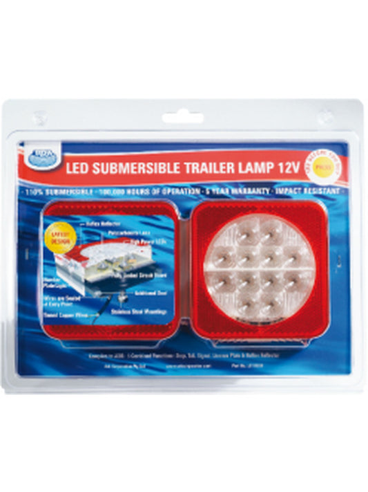 ARK LED Stop/Tail/Indicator Lamp with License Plate 12V 0.5M Cable LD10SSB