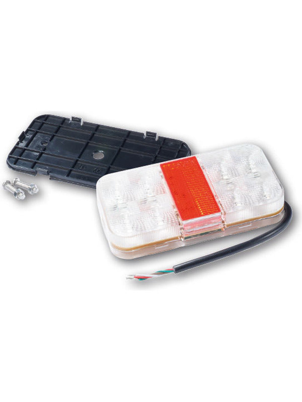 ARK LED Slimline Rectangular Lamp 12V Right Side 150mm x 80mm SLD15R