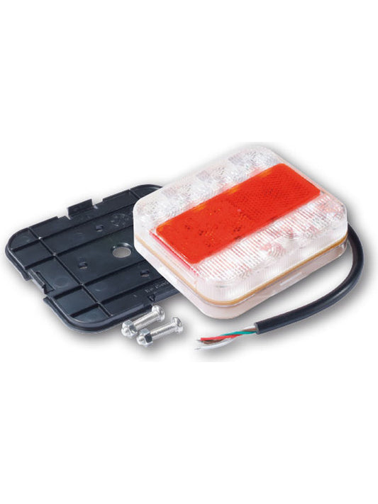 ARK LED Slimline Sq Combination W/Np - Rh SLD10R