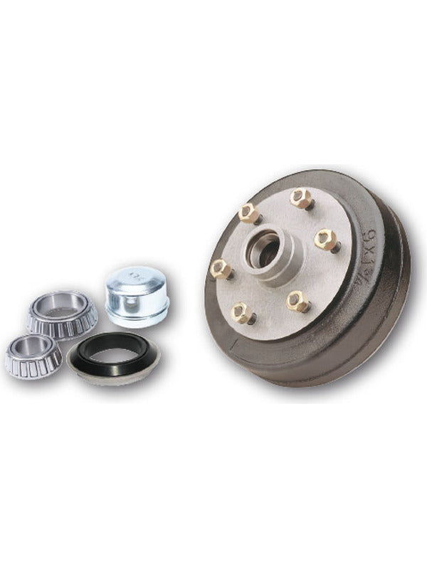 ARK 10 x 2-1/4" Hub Drum For Ford Stud with Ford Bearings HD10x2FD