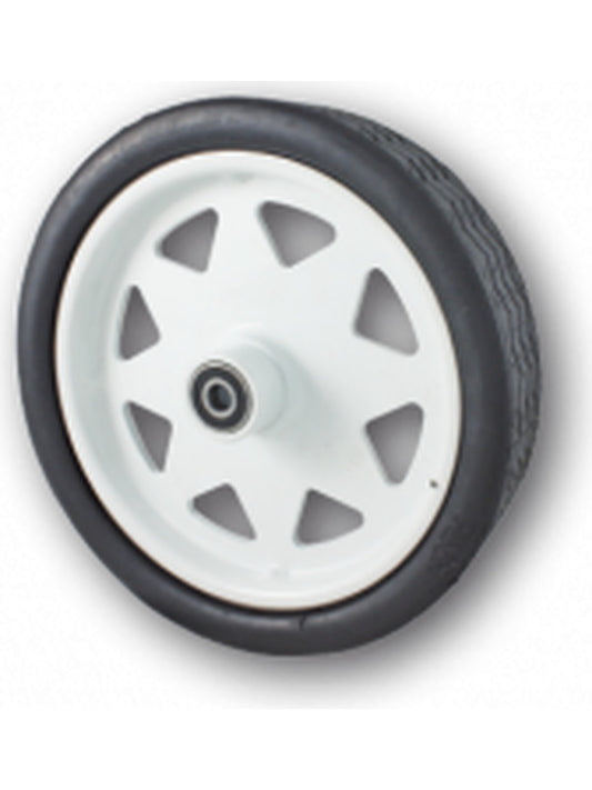 ARK Solid Rubber Wheel 8" White PSW8