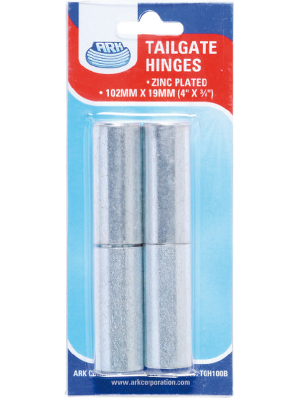 ARK Tailgate Hinge Large Black Zinc Blister Pack TGH100B