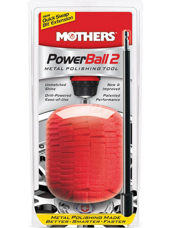 Mothers Buffing Ball Powerball 2 Metal Polishing Tool 5143
