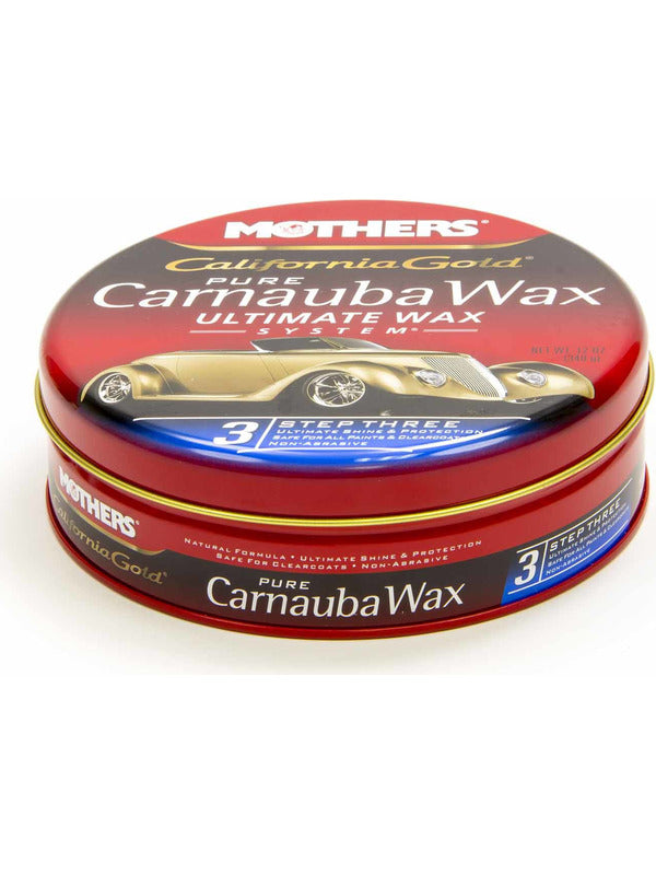 Mothers California Gold Pure Brazilian Carnauba Wax Paste 12.00oz Can 5550