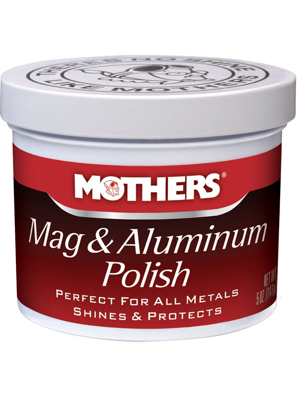Mothers Metal Polish Mag & Aluminum Polish 5.00 oz Jar 5100