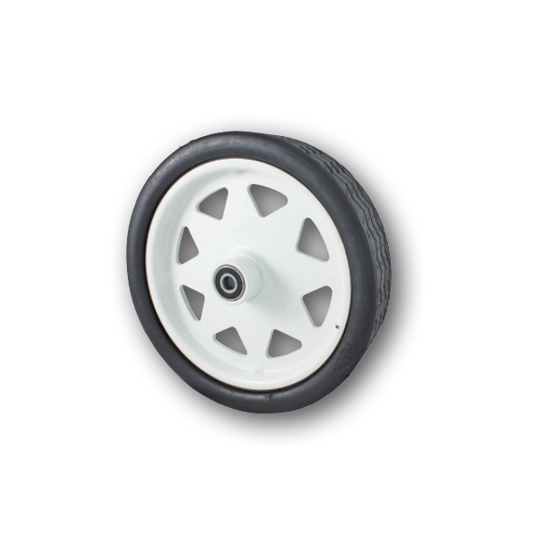 ARK Solid Rubber Wheel 10" White PSW10