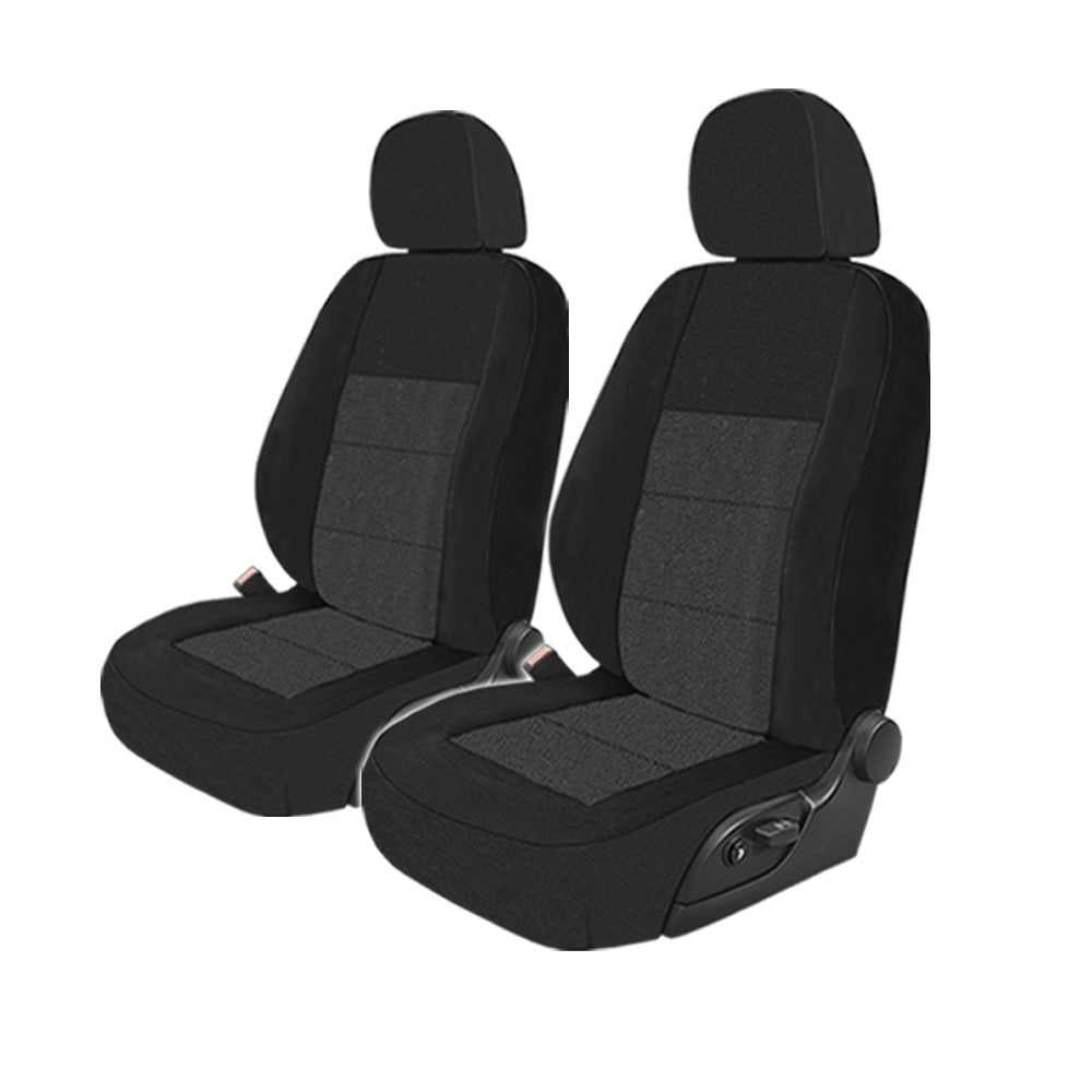 Premium Seat Covers Front Black For Isuzu Dmax D-MAX TF LS-M LS-U SX High 6/2012-2020