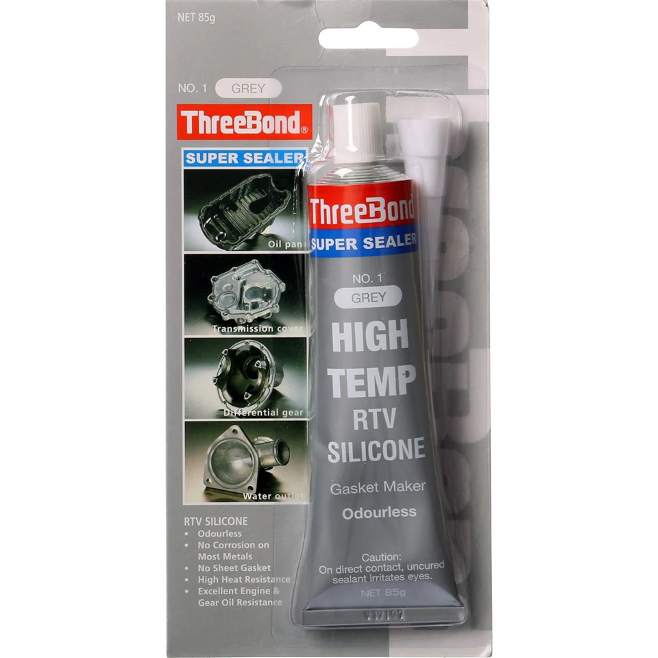 Three Bond Super Sealer #1 High Temp RTV Silicone Grey 85gm SS1-85BP