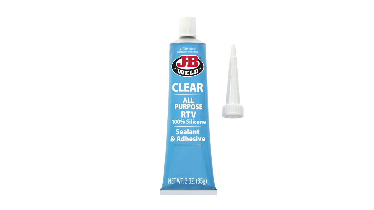 JB Weld Clear Silicone Sealant and Adhesive 85g