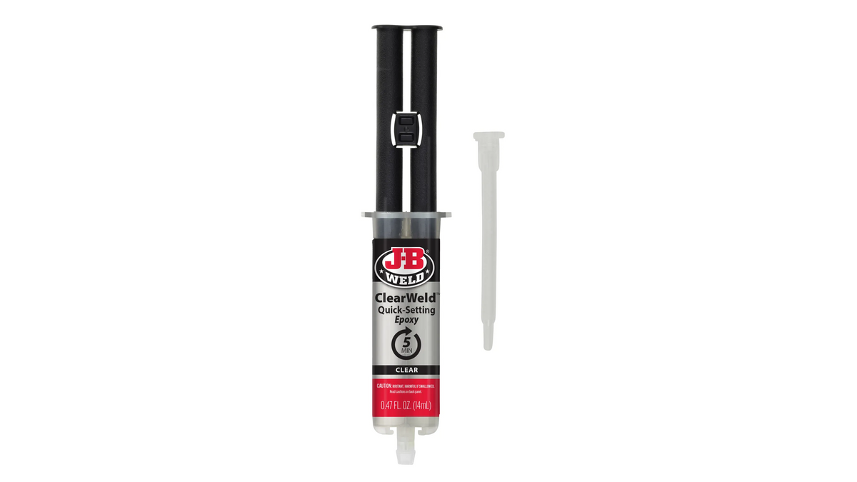 JB Weld ClearWeld 5 Minute Quick Setting Epoxy 14ml