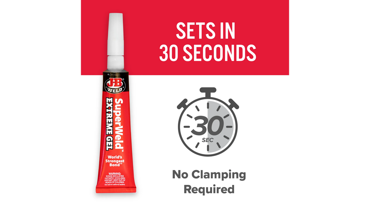 JB Weld SuperWeld Extreme Instant Adhesive 15g
