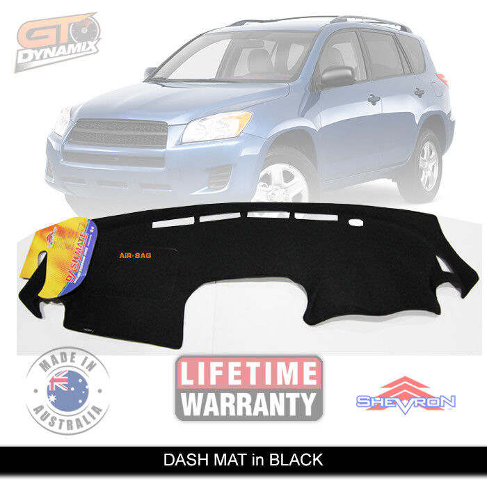 Shevron Dash Mat For Toyota Rav 4 ACA33R 30 Series Cruiser 11/2005-2012 DM1005 Black