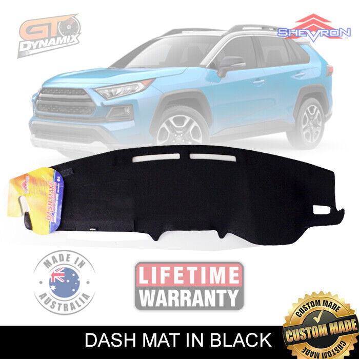 Shevron Dash Mat For Toyota RAV 4 MXAA52R GXL GX Cruiser Edge 2019-2025 DM1566 Black