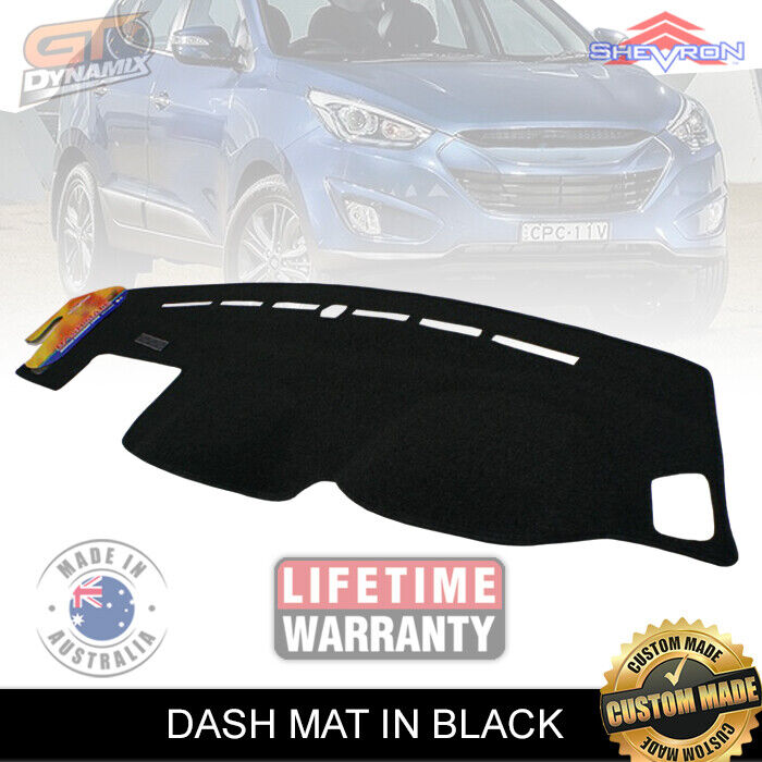Shevron Dash Mat HYUNDAI iX35 iX-2035 ACTIVE ELITE HIGHLANDER 2010-2015 DM1157 Black