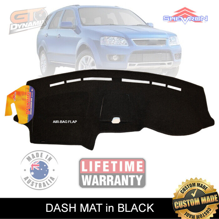 Shevron Dash Mat FORD Territory SY Ghia Turbo SR TS TX MK2 2/2004-2004/2011 DM947 Black