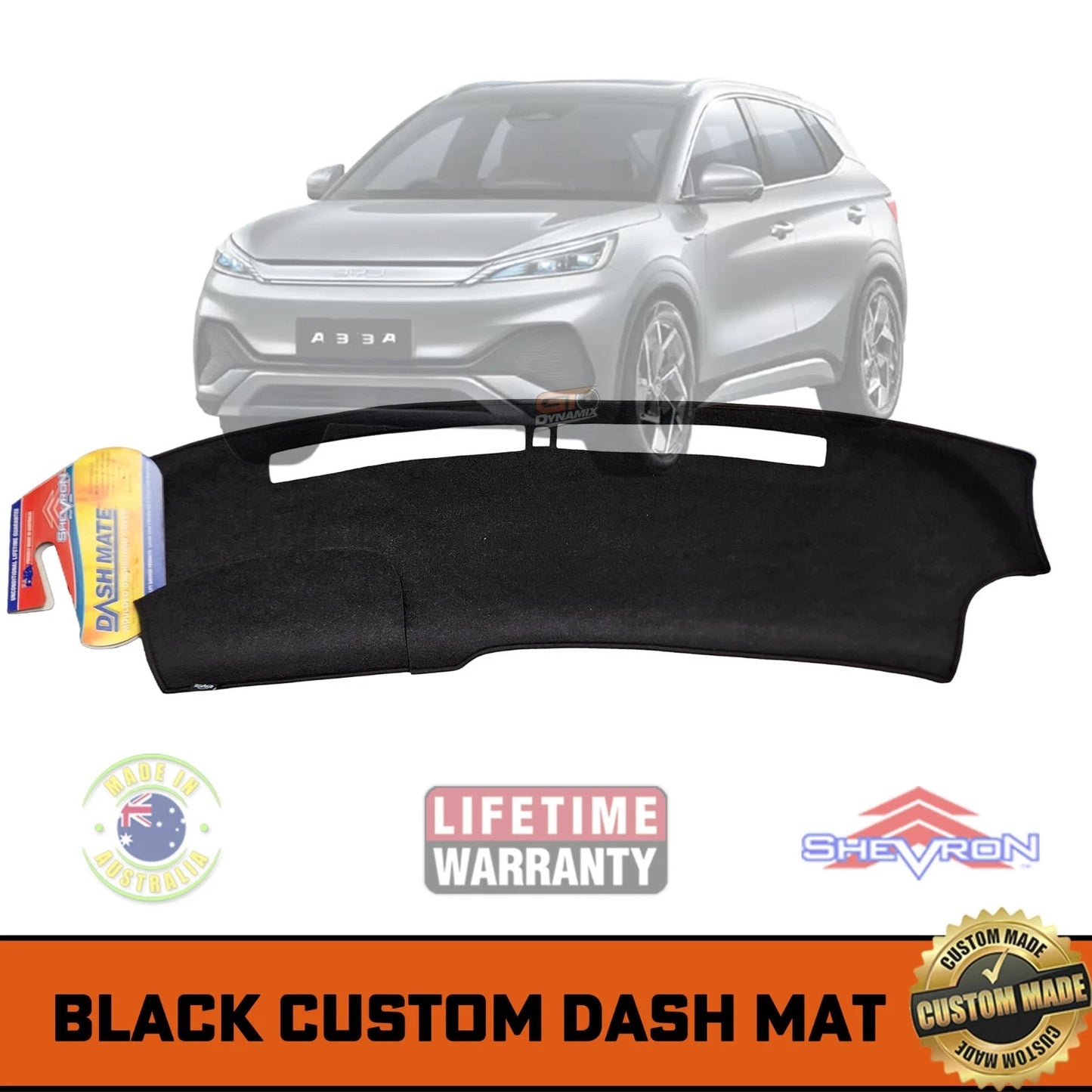 Shevron Dash Mat For BYD Atto 3 08/2022-2025 DM1733 Black