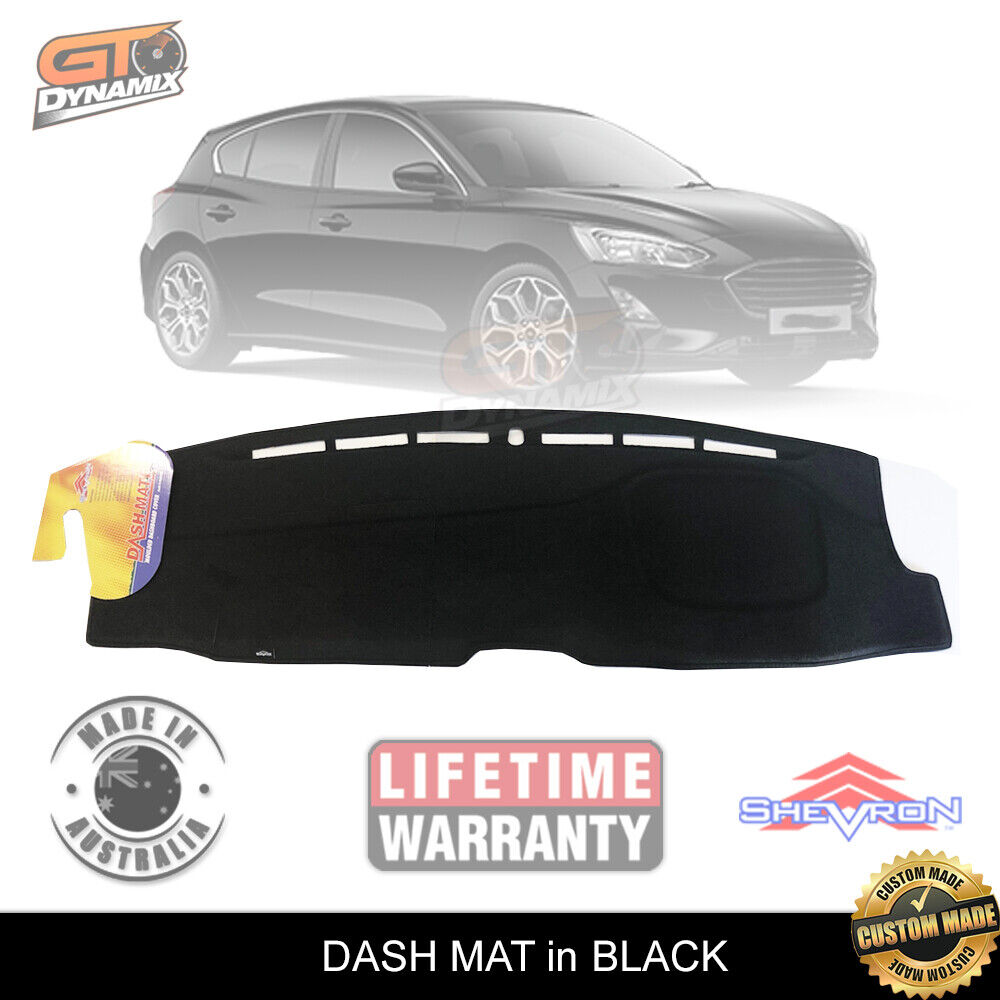 Shevron Dash Mat Ford Focus SA Hatch Sedan Wagon ST Titanium 11/2018-2025 DM1554 Black