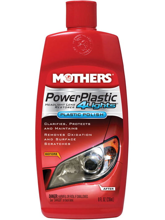 Mothers Plastic Polish Power Plastic 8.00 oz Squeeze 8808