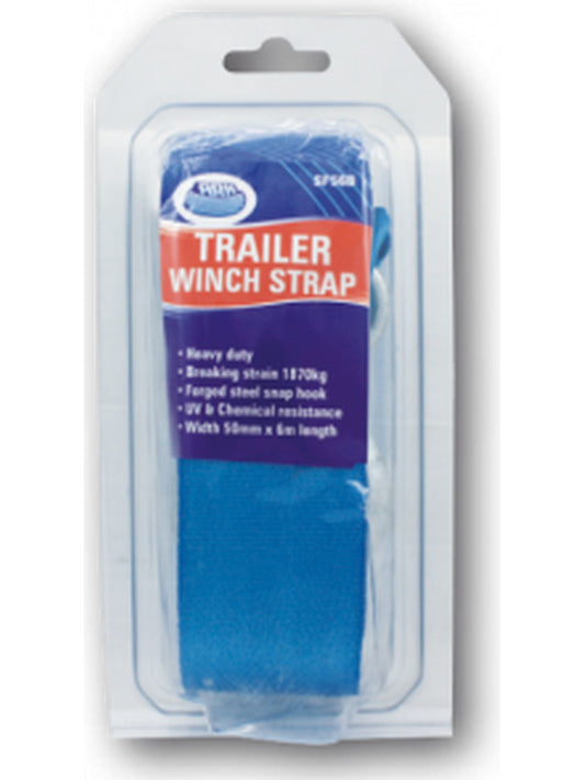 ARK Winch Strap 6M X 50mm Snap Hook SF56B