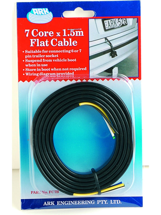 ARK 7 Core X 1.5 Metre Flat Trailer Cable FC7B