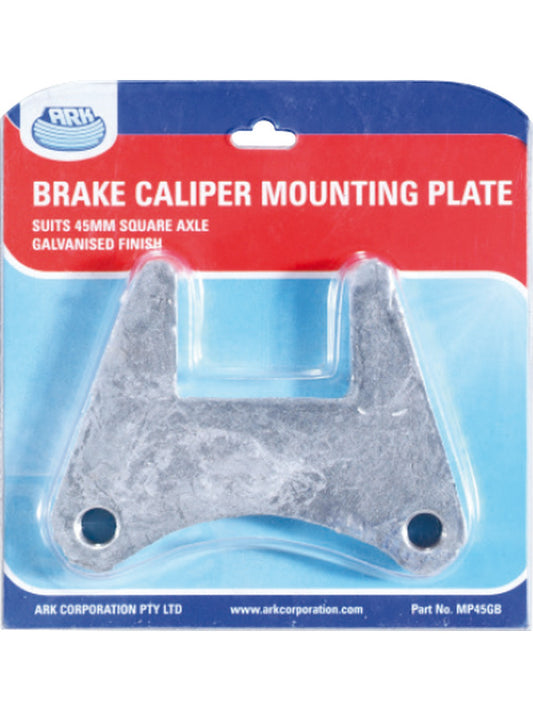 ARK Brake Caliper Mounting Plate 45mm Round Galvanised Blister MP45GB