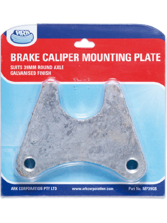 ARK Brake Caliper Mounting Plate 39mm Round Galvanised MP39GB