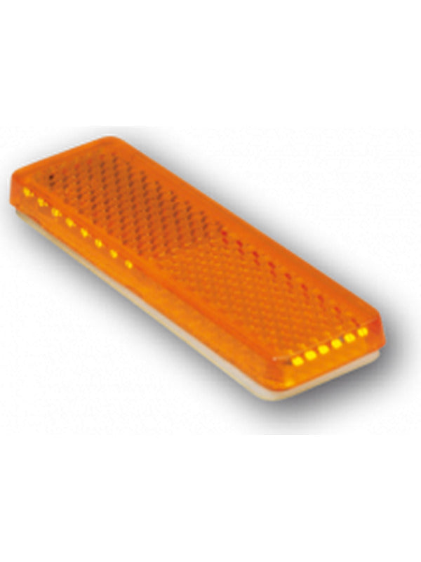 ARK Amber Reflex Reflector Self Adhesive 85mm x 22mm AR2285