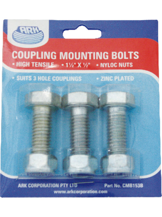 ARK Coupling Bolts 3 - 1 1/2" x  1/2" CMB153B