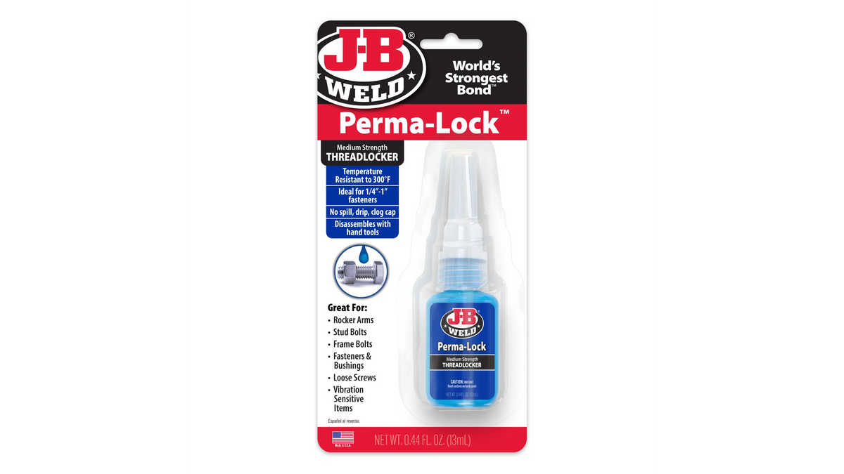 JB Weld Perma-Lock Threadlocker Medium Blue 13ml