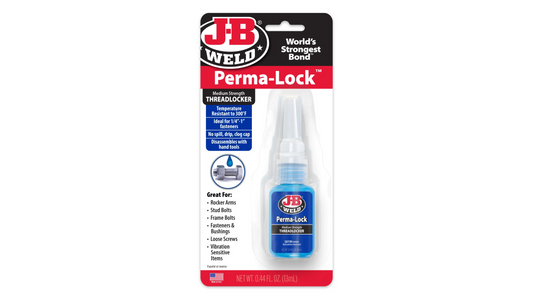 JB Weld Perma-Lock Threadlocker Medium Blue 13ml