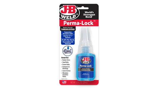 JB Weld Perma-Lock Threadlocker Medium Blue 36ml