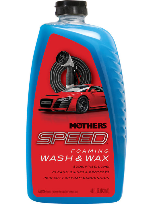 Mothers Speed Foaming Wash And Wax 1.4 Litres 15648