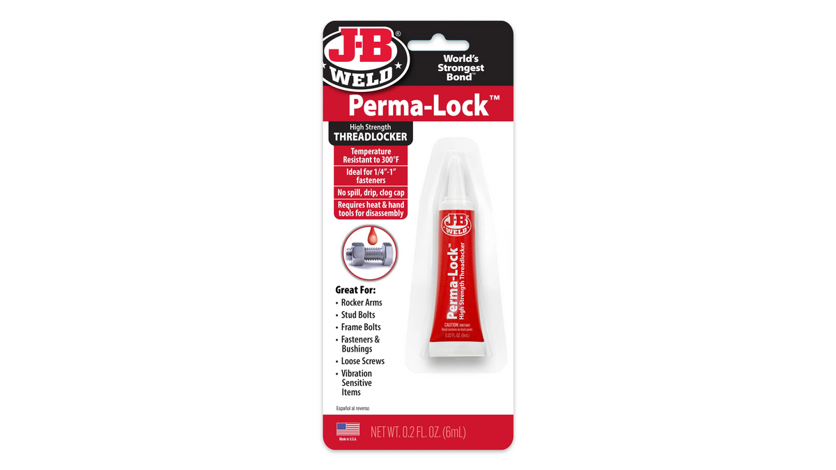 JB Weld Perma-Lock Threadlocker High Red 6ml