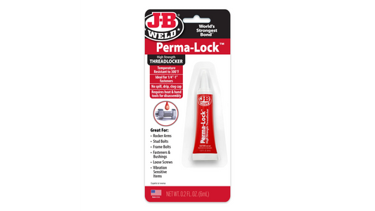 JB Weld Perma-Lock Threadlocker High Red 6ml