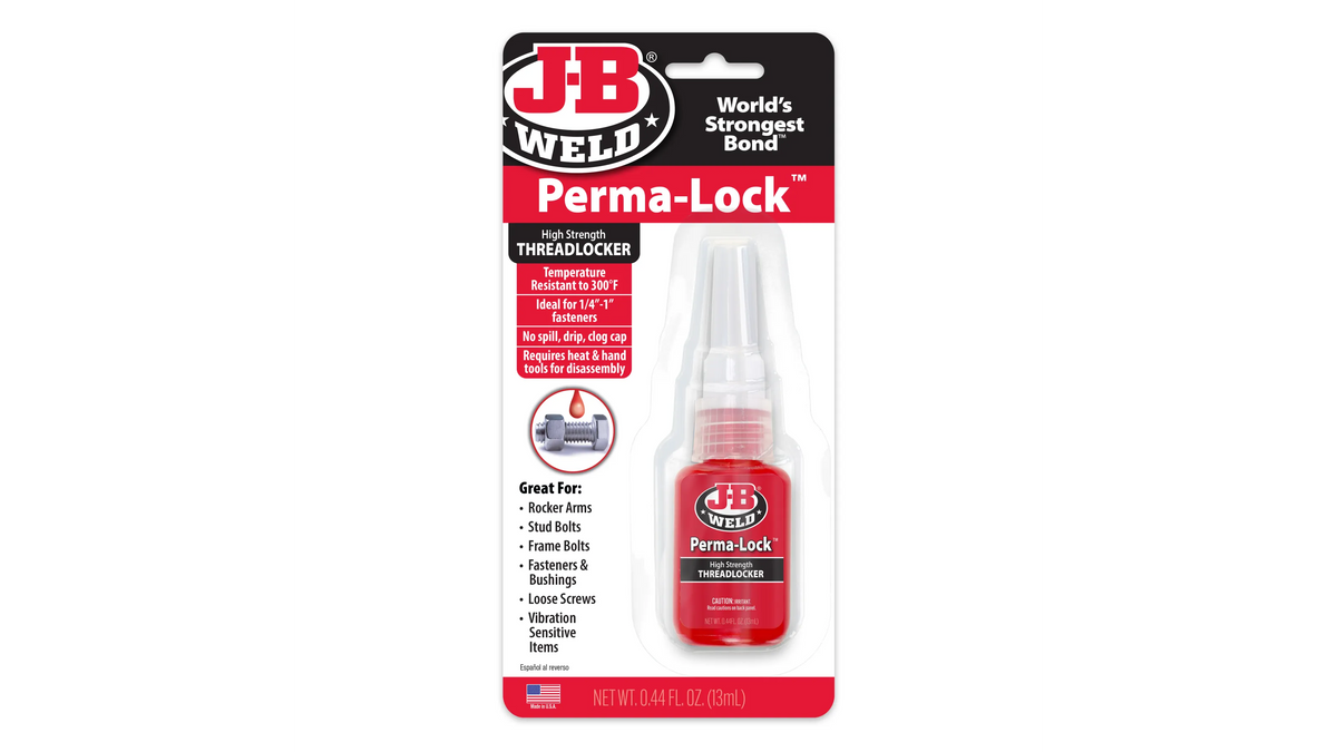 JB Weld Perma-Lock Threadlocker High Red 13ml