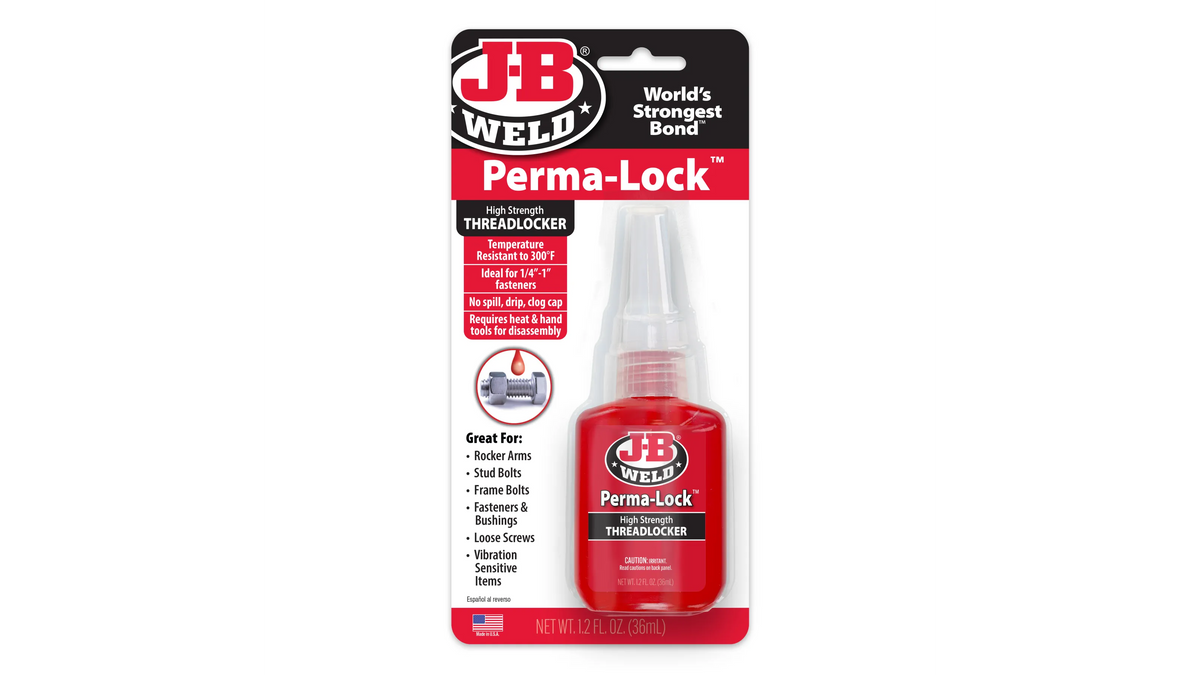 JB Weld Perma-Lock Threadlocker High Red 36ml