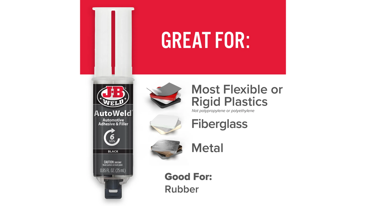 JB Weld AutoWeld Syringe Automotive Adhesive and Filler 25ml