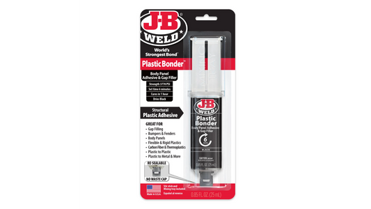 JB Weld Plastic Bonder Black Body Panel Adhesive and Gap Filler 25ml