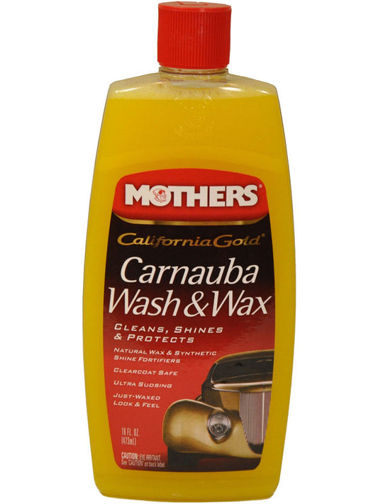 Mothers California Gold Carnauba Wash and Wax 473ml 5676