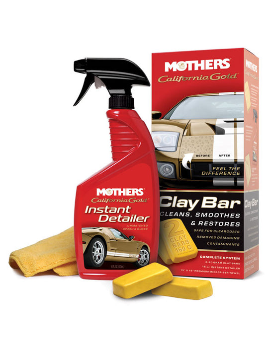 Mothers Finish Polish Clay Bar Clay Bar / Cloth / Detailer Kit 7240
