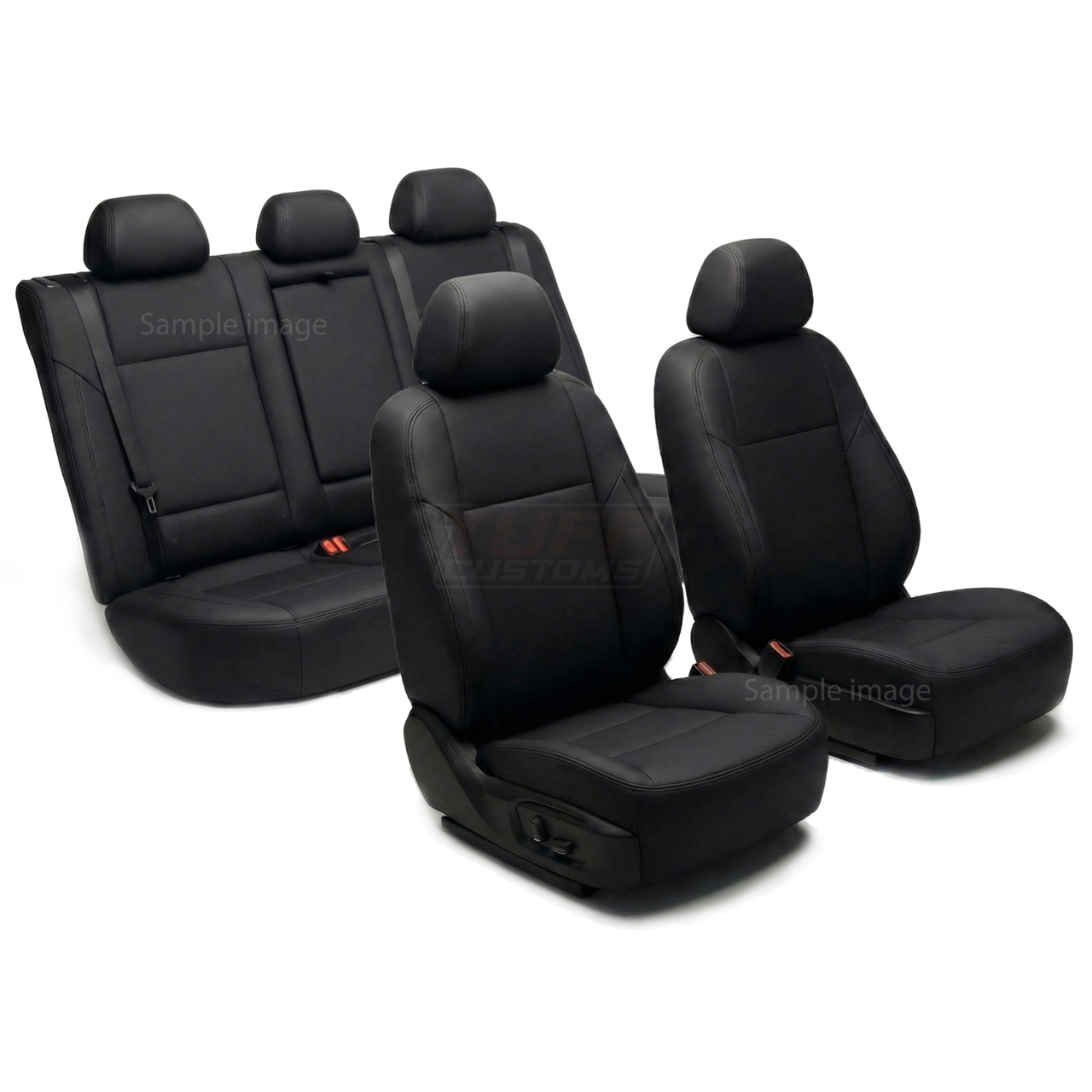 Tuff Customs Neoprene 2 Rows Seat Covers TOYOTA PRADO 250 GX GXL VX 24-26