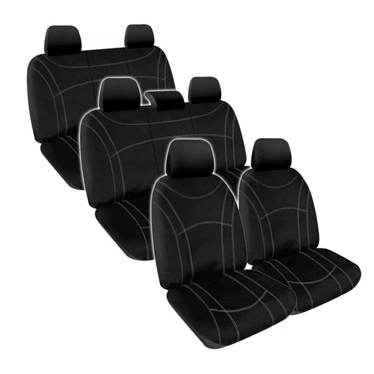Manta Neoprene 3 Rows Seat Covers For Isuzu MUX MU-X LSM UC LS-U 6/2015-6/2022