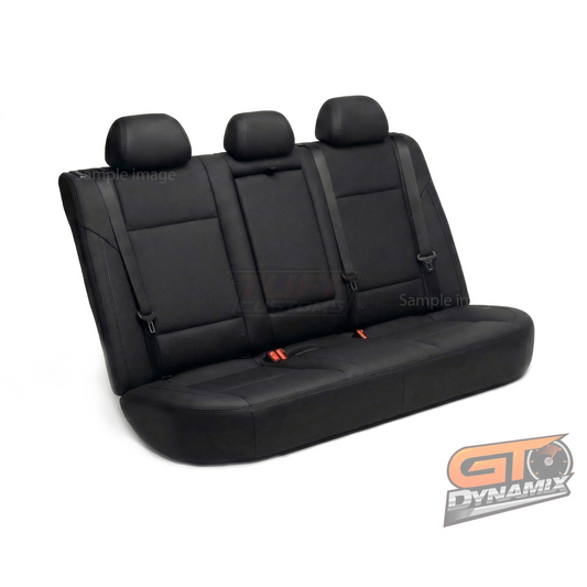 TUFF Customs Neoprene Seat Covers For Nissan Navara D23 NP300 S5 ST-X ST 10/2020-2025 Black Rear