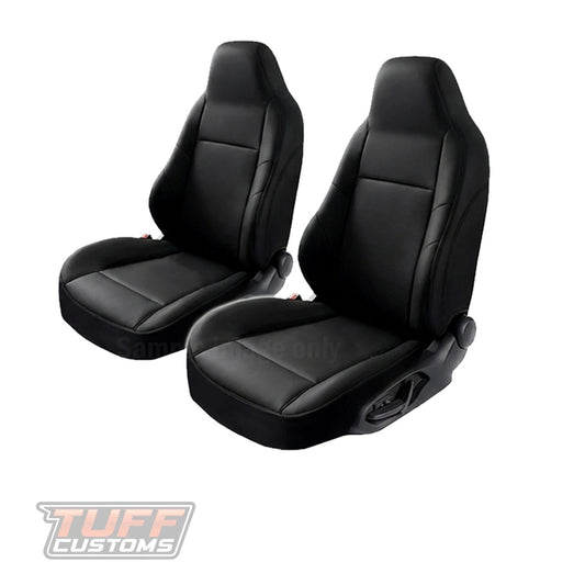Tuff Customs Neoprene Front Seat Covers TOYOTA HILUX GUN SINGLE CAB 15-25
