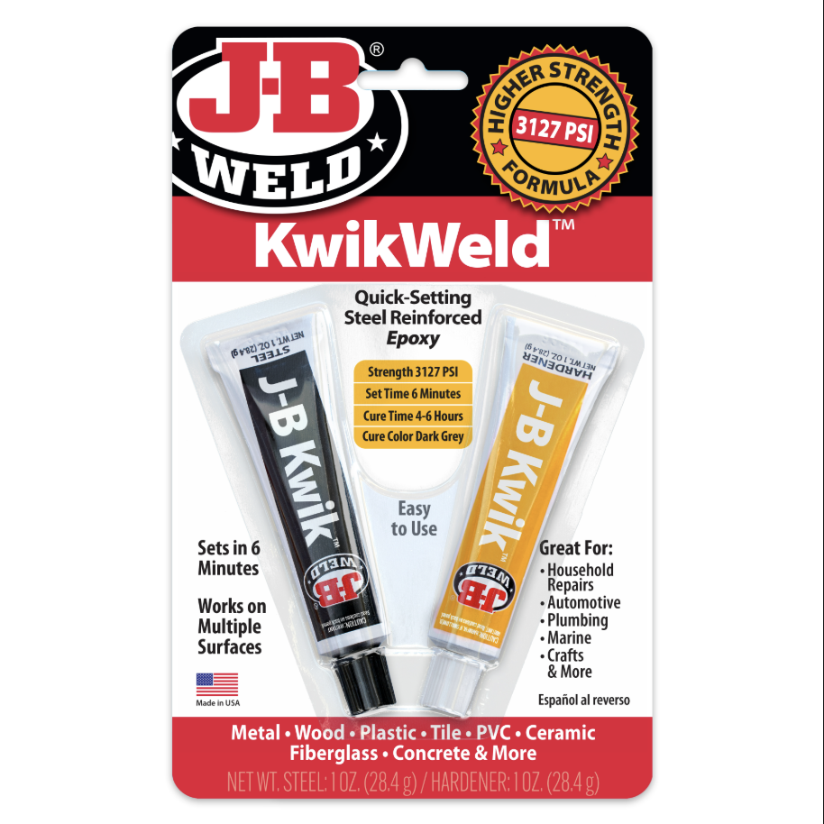 JB Weld KwikWeld  Quick Setting Steel Reinforced Epoxy 57g