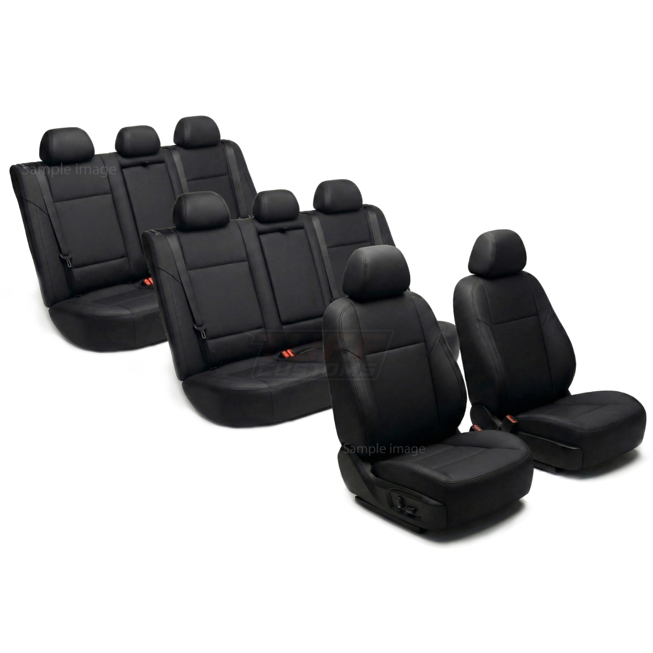 Tuff Customs Neoprene 3 Rows Seat Covers TOYOTA PRADO 250 GX GXL VX 24-26